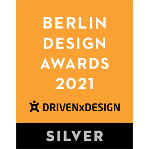 EDGE got a Silver Award in Berlin Design Awards 2021