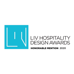 EDGE got Honorable Mention in LIV Hospitality Design Awards 2020