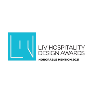 藝捷設計榮獲LIV Hospitality Design Awards 2021頒授優異獎